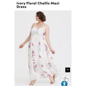 Torrid Floral Challis Sleeveless Maxi 4X